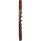 Ekena Millwork Shakuras Ceiling Medallion (For Canopies up to 5"), 19 3/4"OD x 1 3/8"P, Burnished Mahogany Crackle CM20SHBMC - alternate 2